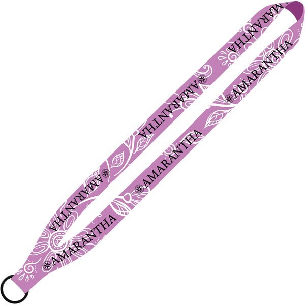 Polyester Dye Sublimated Lanyard, 3/4"