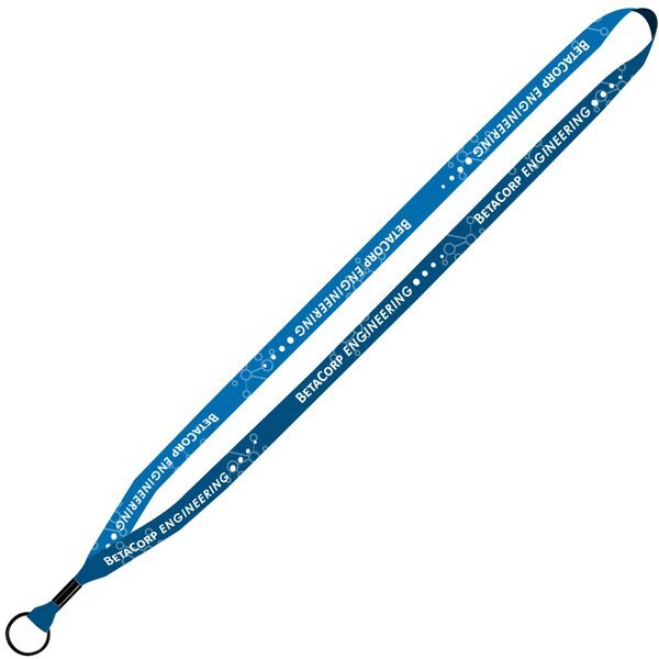 Dye-Sublimated Waffle Weave Lanyard, 1/2"