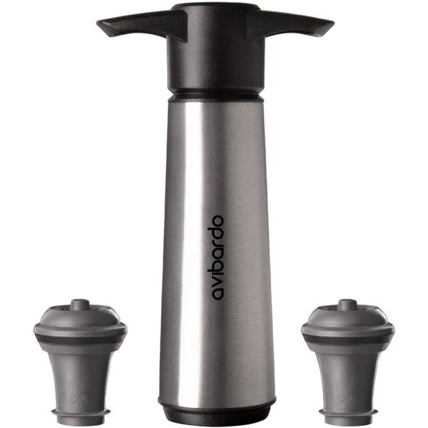 Vacu Vin® Stainless Steel Wine Saver Set