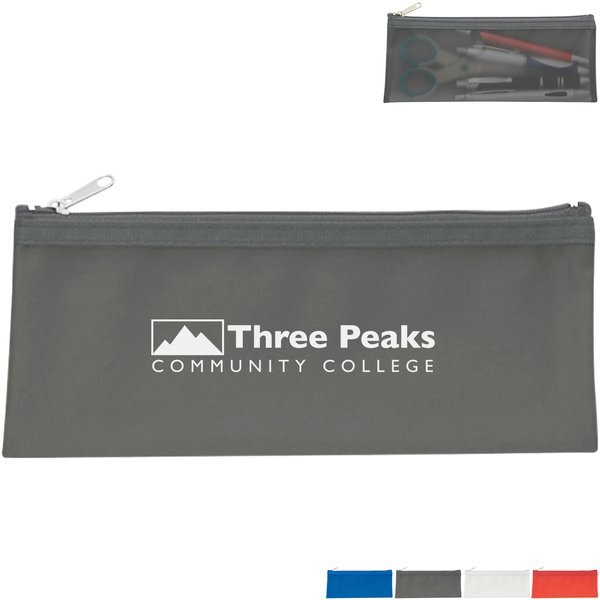 Zippered Frost Pencil Case
