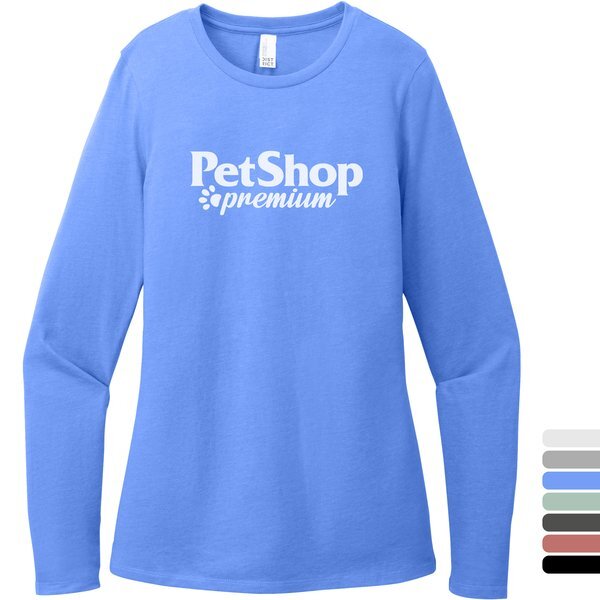 District® Perfect Blend® CVC Long Sleeve Ladies' Tee