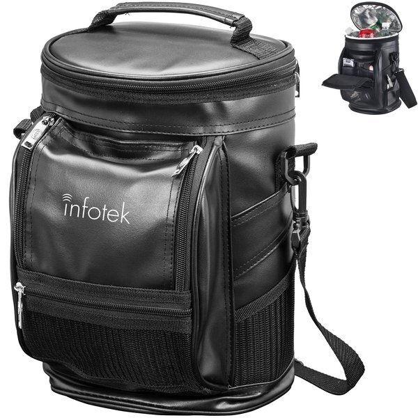 Foursome Faux Leather Cooler Bag