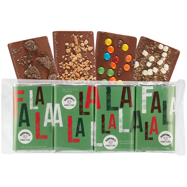 Oreo, Toffee & M&M, & S'mores in Belgian Chocolate Bar Gift Set 1 oz.