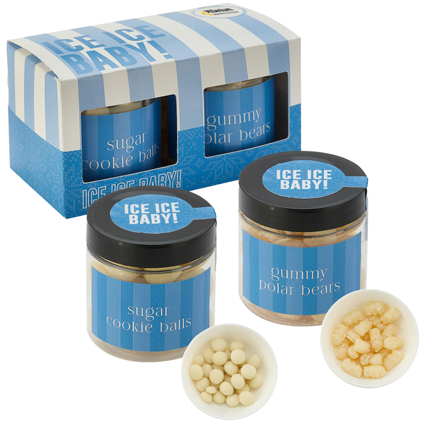 Gummy Bears & Sugar Cookie Bites in Candy Jar, 2 way