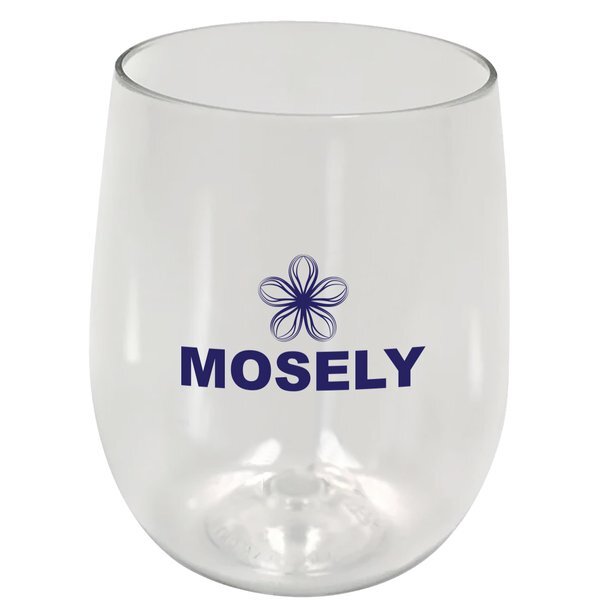 Recycled Stemless Wine Glass, 12oz.