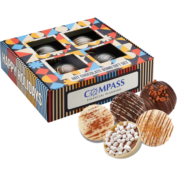 Holiday Chocolate Bomb Gift Set, 4 Way