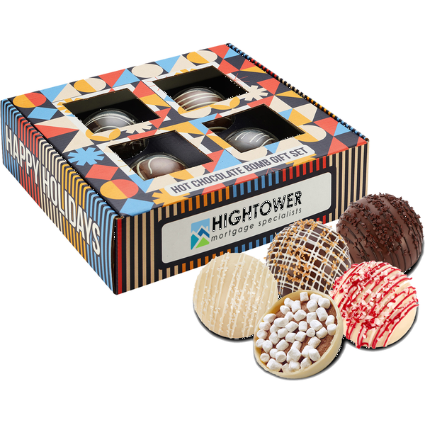 Holiday Chocolate Bomb Gift Set, 4 Way