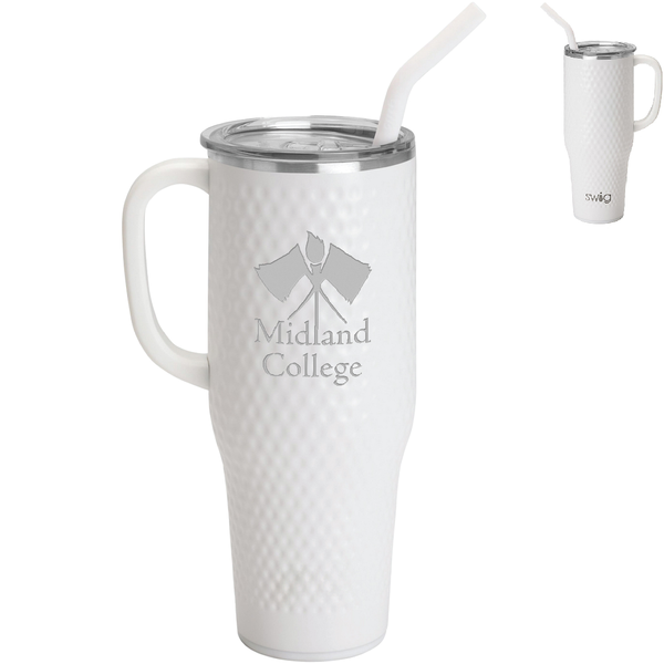 Swig Life™ Golf Partee Stainless Steel Mega Mug w/ Straw, 40oz.