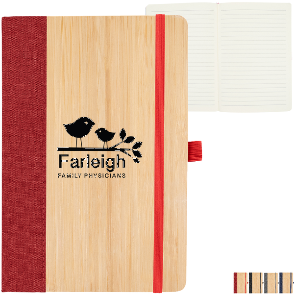 Bamboo rPET Journal, 8-1/4" x 5-1/2"