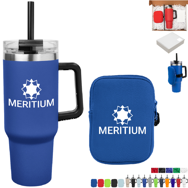 Intrepid Traveler Tumbler & Pouch Set