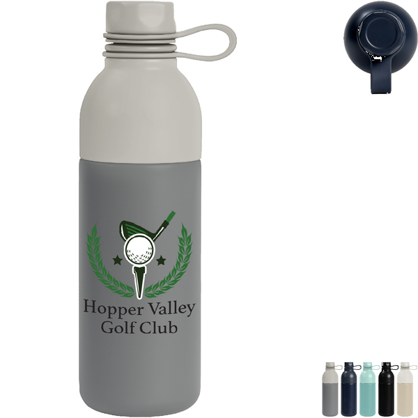 Northstar Double Wall Stainless Steel Water Bottle Full Color, 19oz.