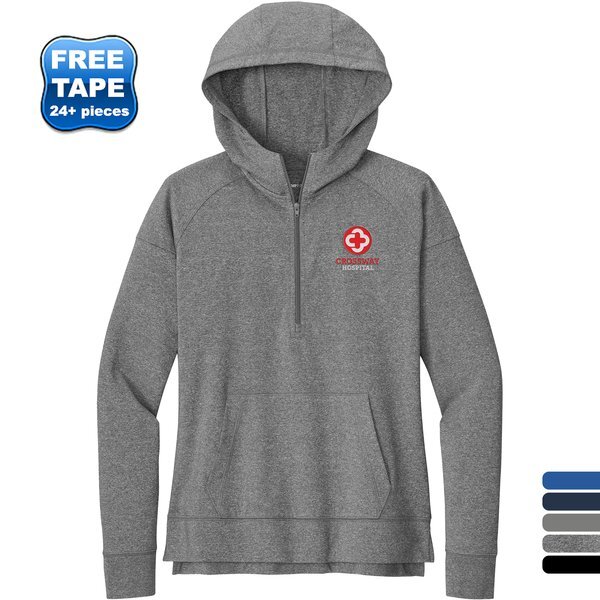 Sport-Tek® Sport-Wick® Stretch Poly/Spandex 1/2-Zip Ladies' Hoodie