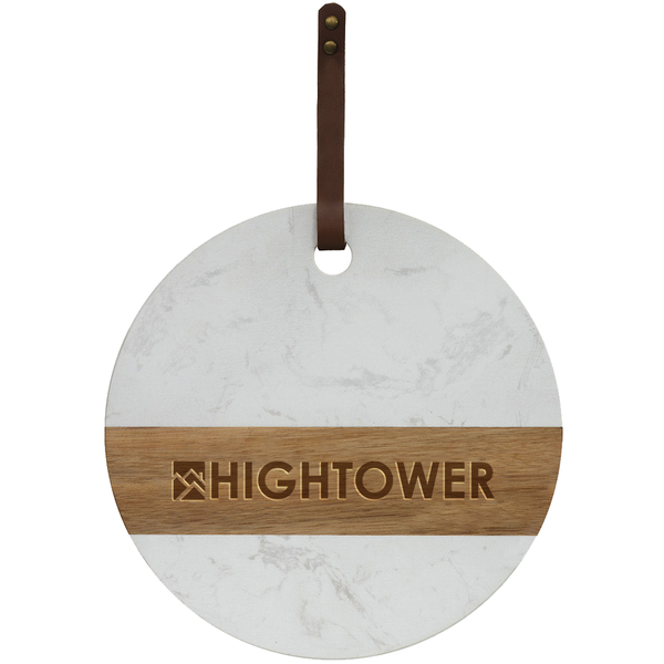Acacia Wood & Marble Charcuterie Board