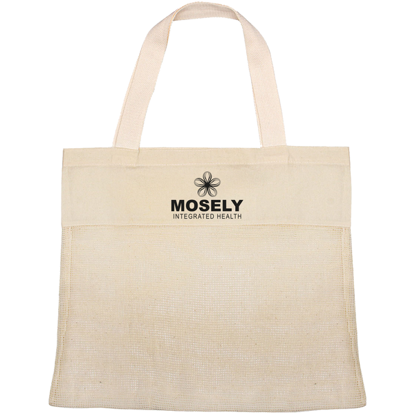 Reusable Cotton Mesh Tote Bag