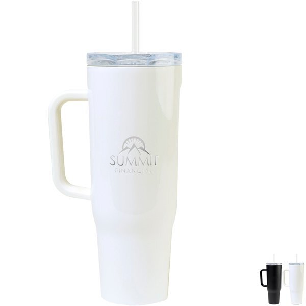 CORKCICLE® Cruiser Triple Insulated Stainless Tumbler w/ Straw, 40oz.