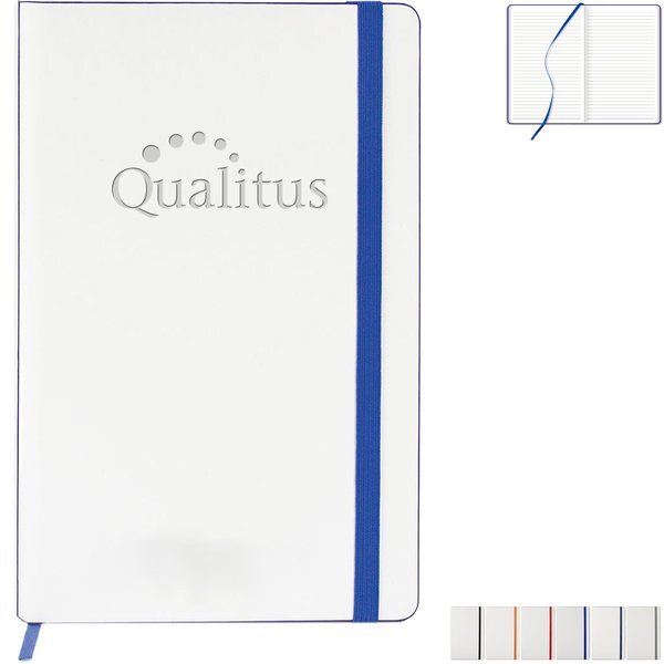 White Laser Medio White Pg Lined Journal