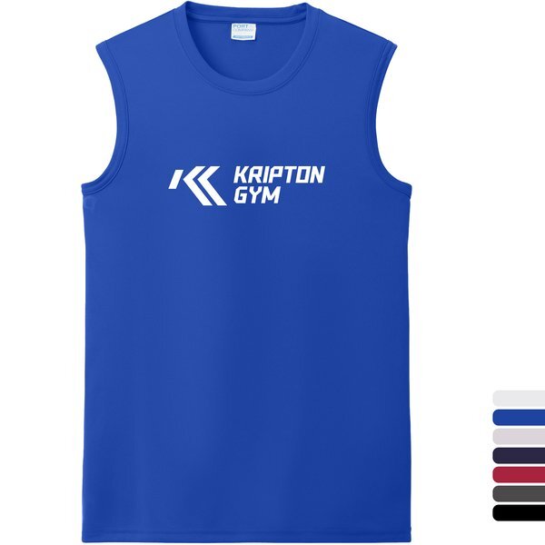 Port & Company® Performance Polyester Men's Sleeveless Tee
