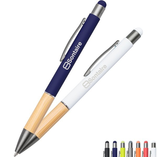 Assia Metal Pen with Bamboo Grip