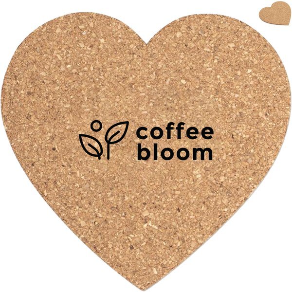 Heart Cork Coaster