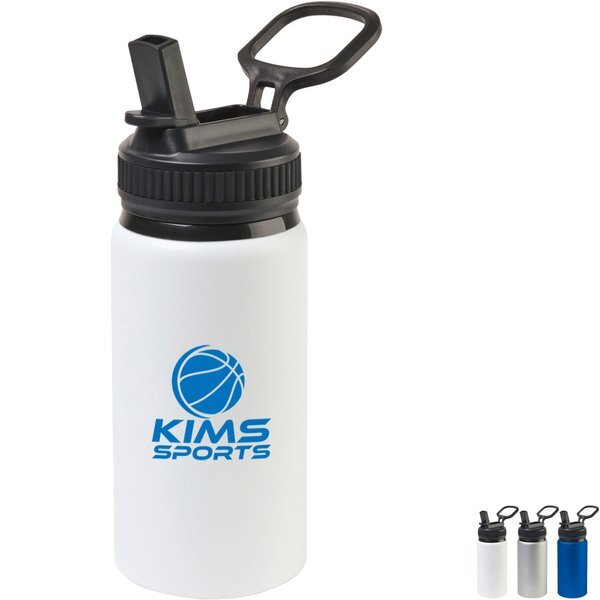 Jett Aluminum Straw Lid Hydration Bottle, 16oz.