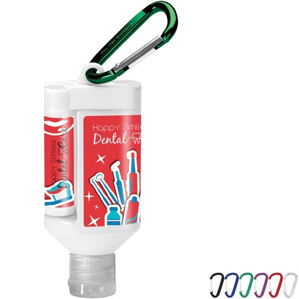 Duo Bottle SPF 30 Sunscreen, SPF 15 Lip Balm & Carabiner, 1.9oz.
