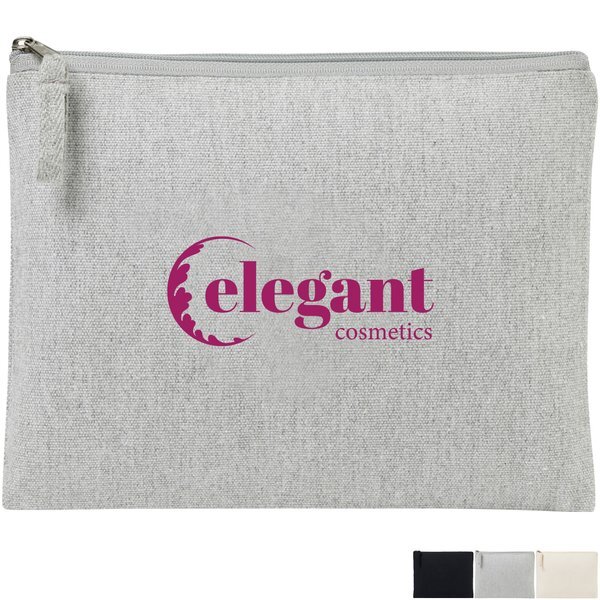 AWARE™ Recycled Cotton Zippered Pouch
