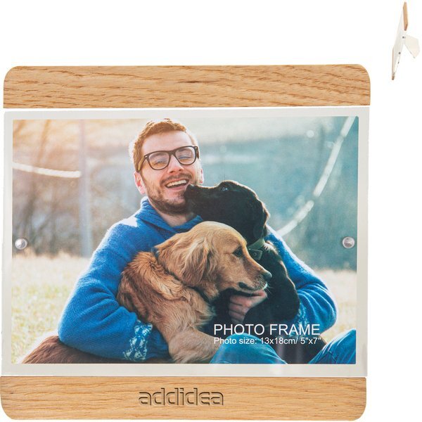 Acrylic & Bamboo Photo Frame