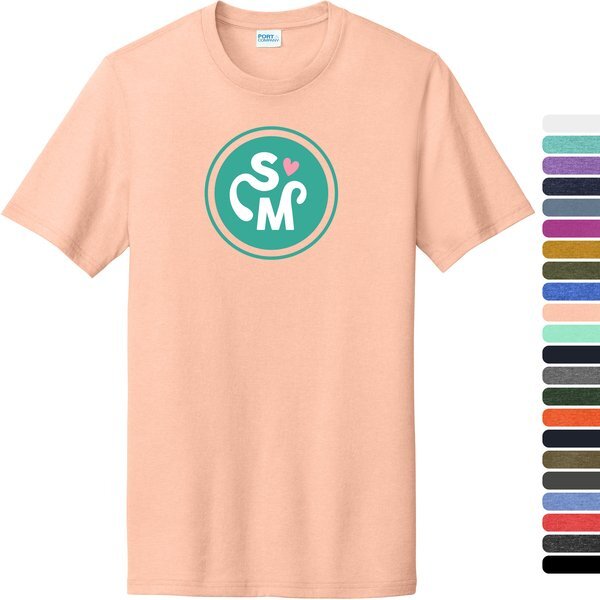 Port & Company® Tri-Blend Full Color Men's Tee