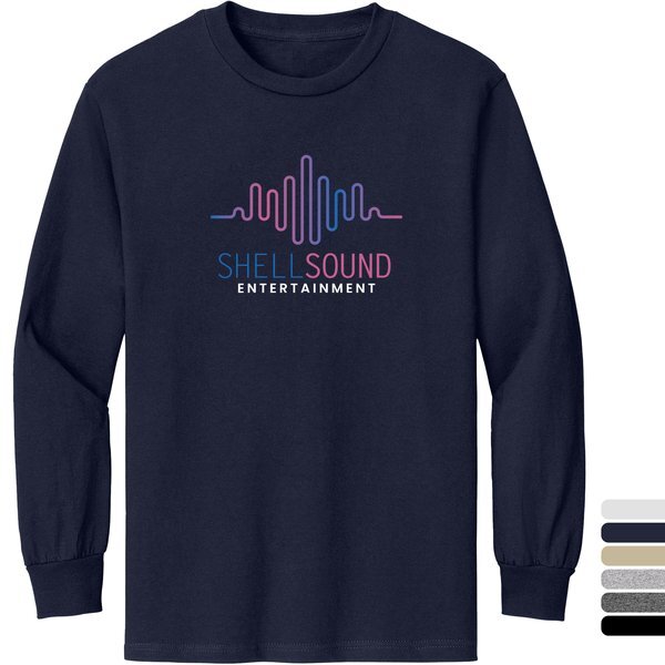 American Apparel® Heavyweight Cotton Full Color Long Sleeve Unisex T-Shirt