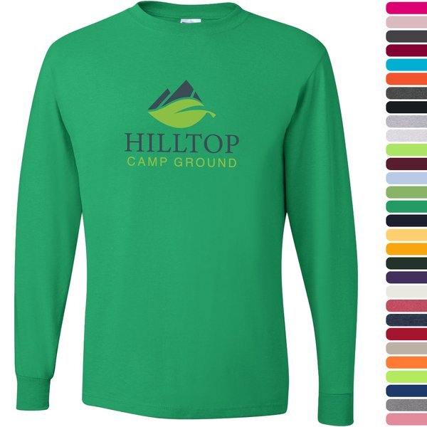 JERZEES® Dri-Power® Active 50/50 Full Color Unisex Long Sleeve Performance Tee