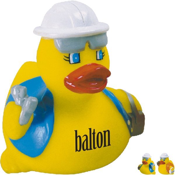 Construction Worker Rubber Duck