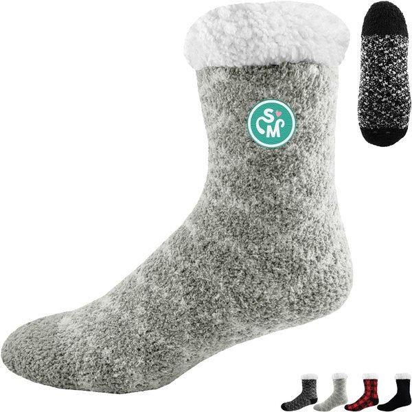 Sherpa Lined Fuzzy Feet Socks