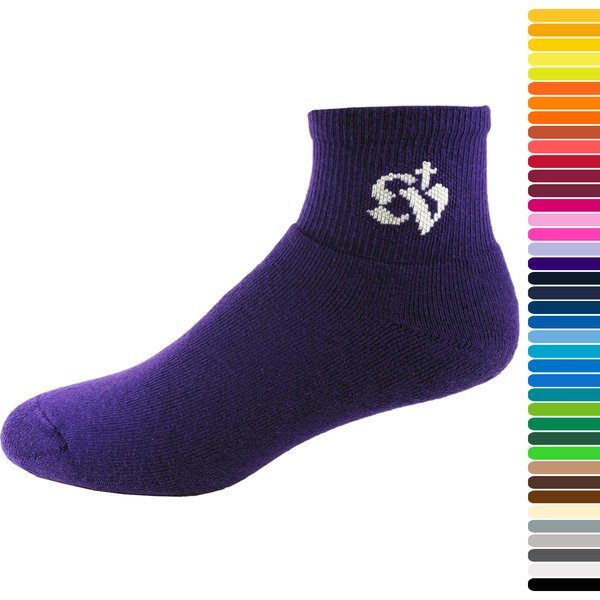 Custom Knit Full Cushion Quarter Socks