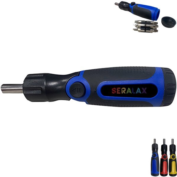 Bendable Screwdriver with 12 Bits