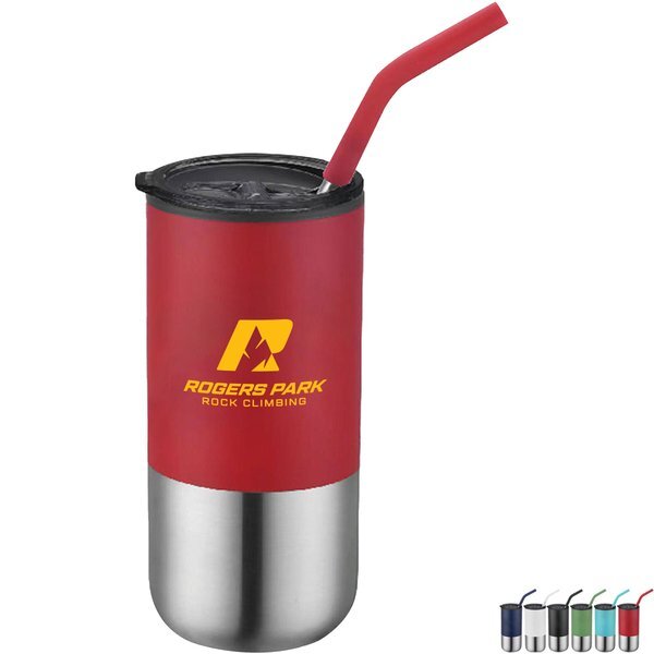 Sipster Stainless Steel Tumbler, 16oz.