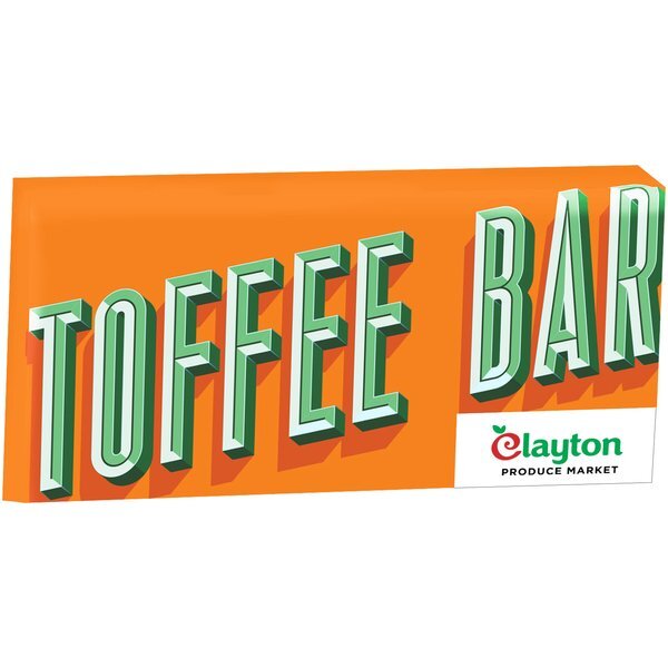 Milk Choco Toffee Bar in Envelope Wrapper, 1 oz.