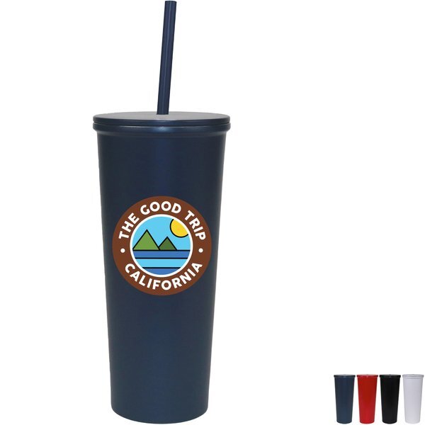 Wanderer Tumbler with Straw, 22oz.