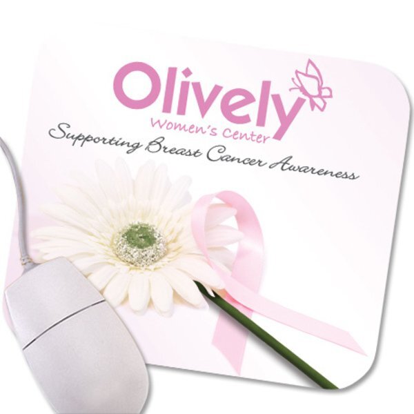 Pink Ribbon Design, Mouse Pad