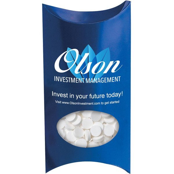 Power Mints in a Custom Pillow Box, 1.5oz.