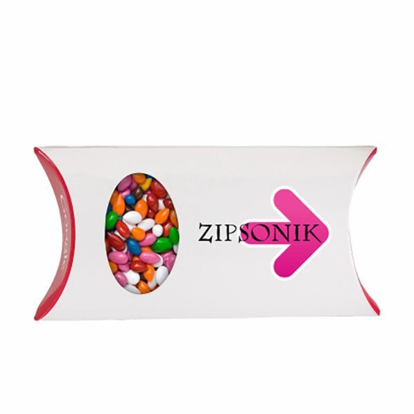 Chocolate Sunflower Seeds in a Custom Pillow Box, 1.5oz.