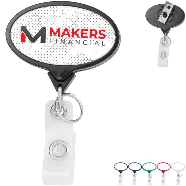 Hemp Jumbo Oval Badge Reel