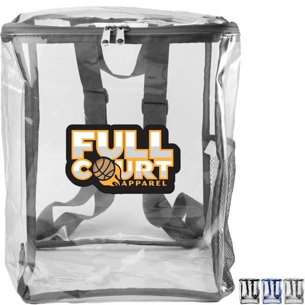 Clear Zipped Backpack