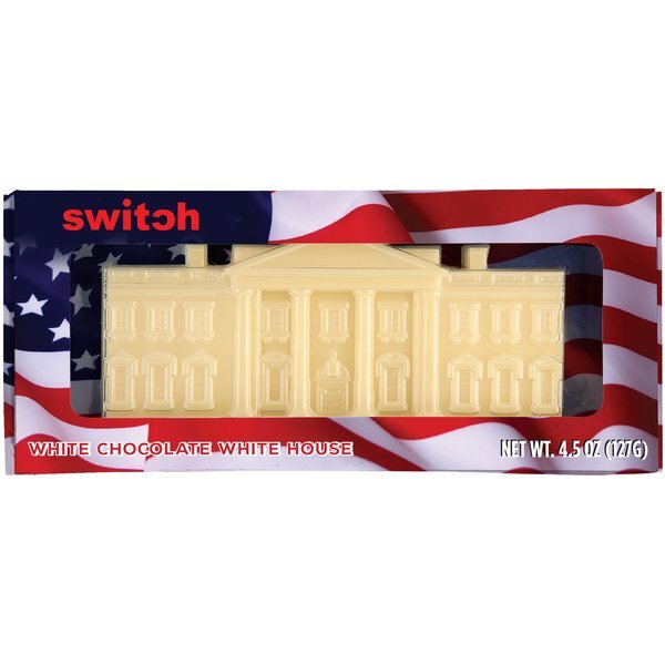 Chocolate Molded White House, 4.5oz.