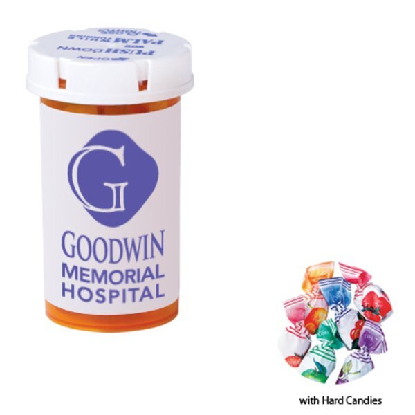 Hard Candies in a Small Pill Bottle
