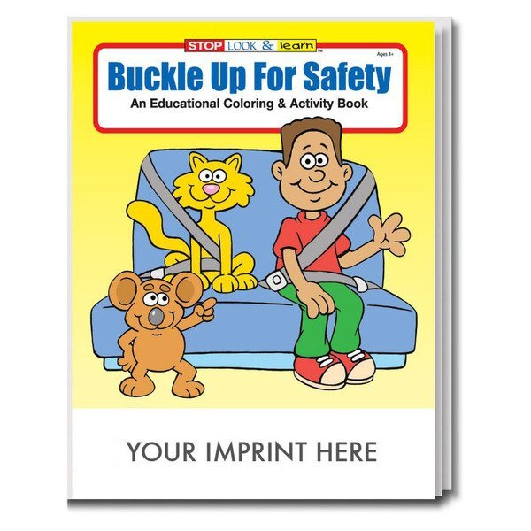 Buckle Up For Safety Coloring & Activity Book