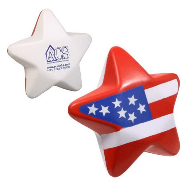 Patriotic Star Stress Reliever